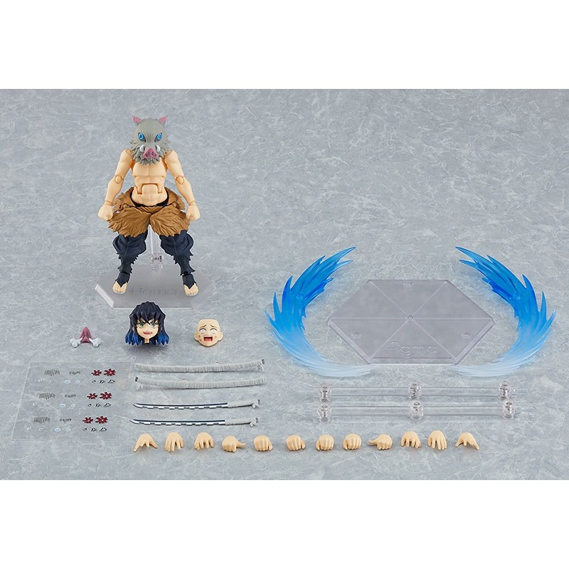 [福利品盒損見圖] 全新正版現貨 GSC figma 533-DX 嘴平伊之助 DX版 鬼滅之刃 Good Smile-細節圖10