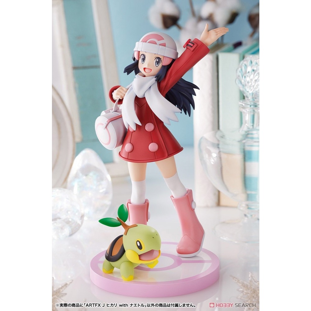 全新正版現貨 壽屋 ARTFXJ 1/8 小光 with 草苗龜 精靈寶可夢 pokemon-細節圖7