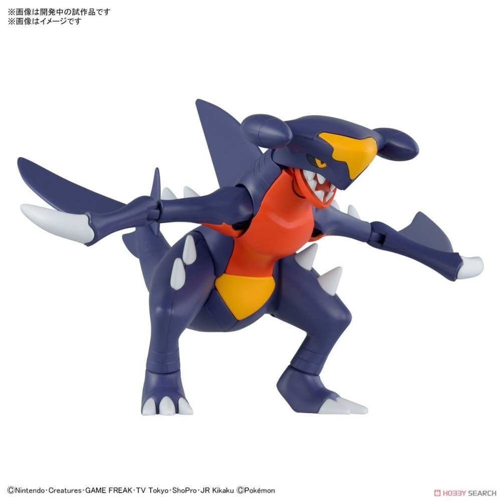 全新正版現貨 BANDAI 烈咬陸鯊 組裝模型 POKEPLA Quick 48 寶可夢收藏集-細節圖5