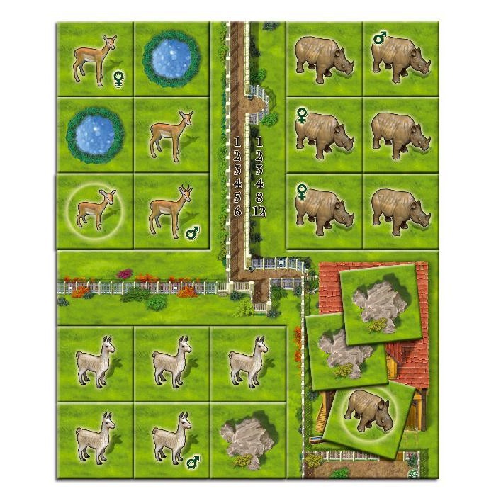 【滿千免運】動物園大亨 輕便版/正版桌遊/繁體中文版/家庭遊戲/親子桌遊/益智遊戲/策略遊戲/現貨/好遊戲桌遊專賣-細節圖3