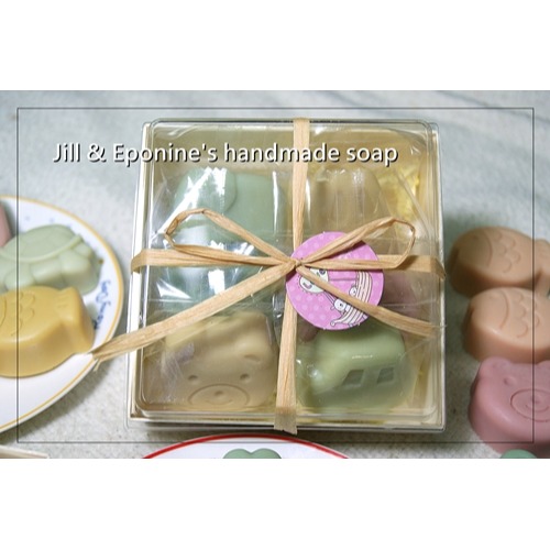 ✿吉兒。艾潘✿出遊啪啪皂小禮盒(6塊動物車車小兔造型皂~自用送禮交換禮物)-細節圖3