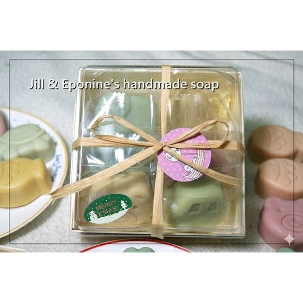 ✿吉兒。艾潘✿出遊啪啪皂小禮盒(6塊動物車車小兔造型皂~自用送禮交換禮物)-細節圖7
