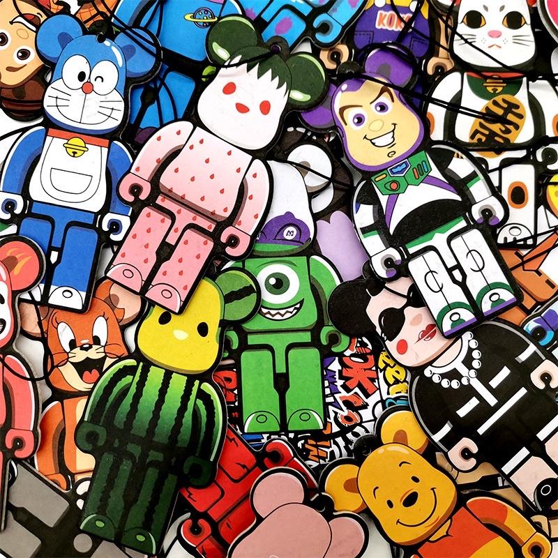 【熱銷 NO1 現貨12h內出貨🔥】bearbrick香片 暴力熊香片 庫柏力克熊香片 車用香片 衣櫥香片 香水吊卡-細節圖3