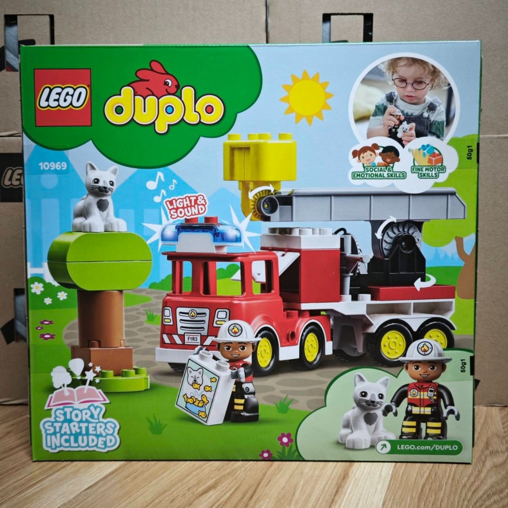 ★董仔樂高★ LEGO 10969 得寶 DUPLO 消防車 全新現貨-細節圖2