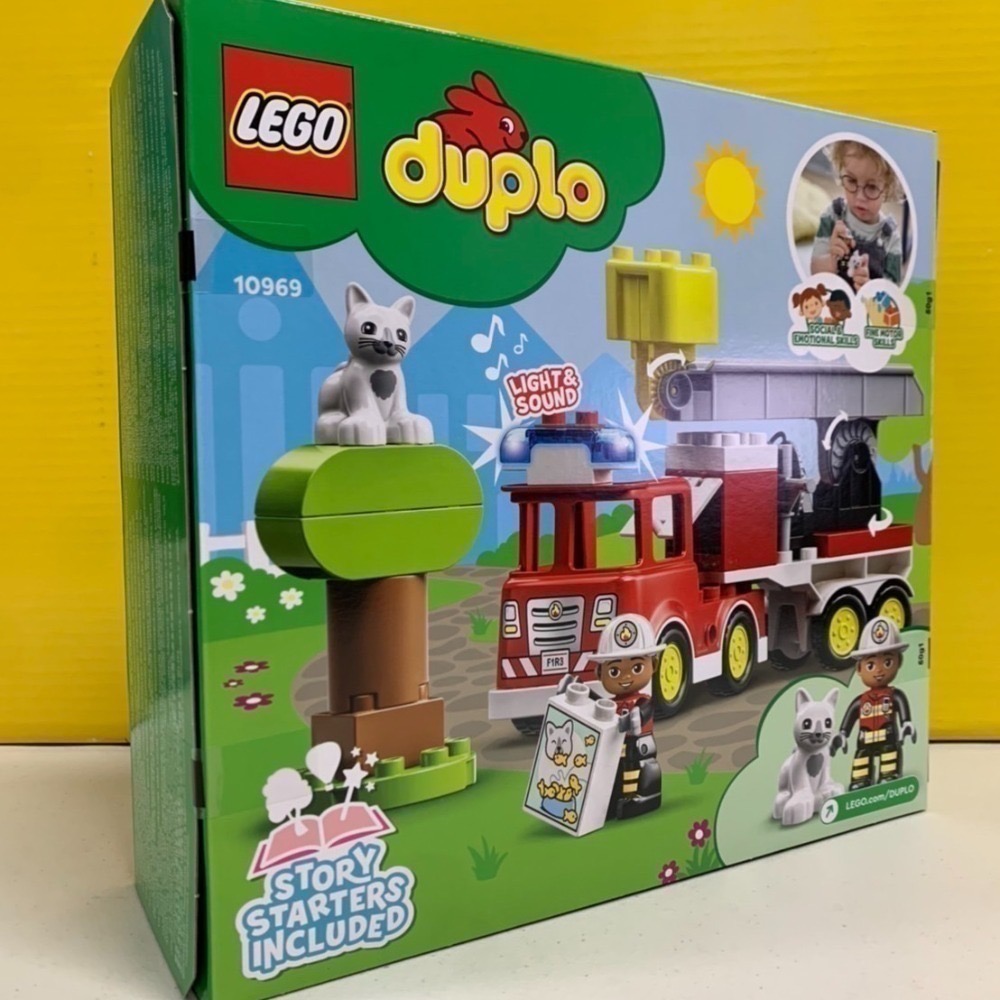 ★董仔樂高★ LEGO 10969 得寶 DUPLO 消防車 全新現貨-細節圖2