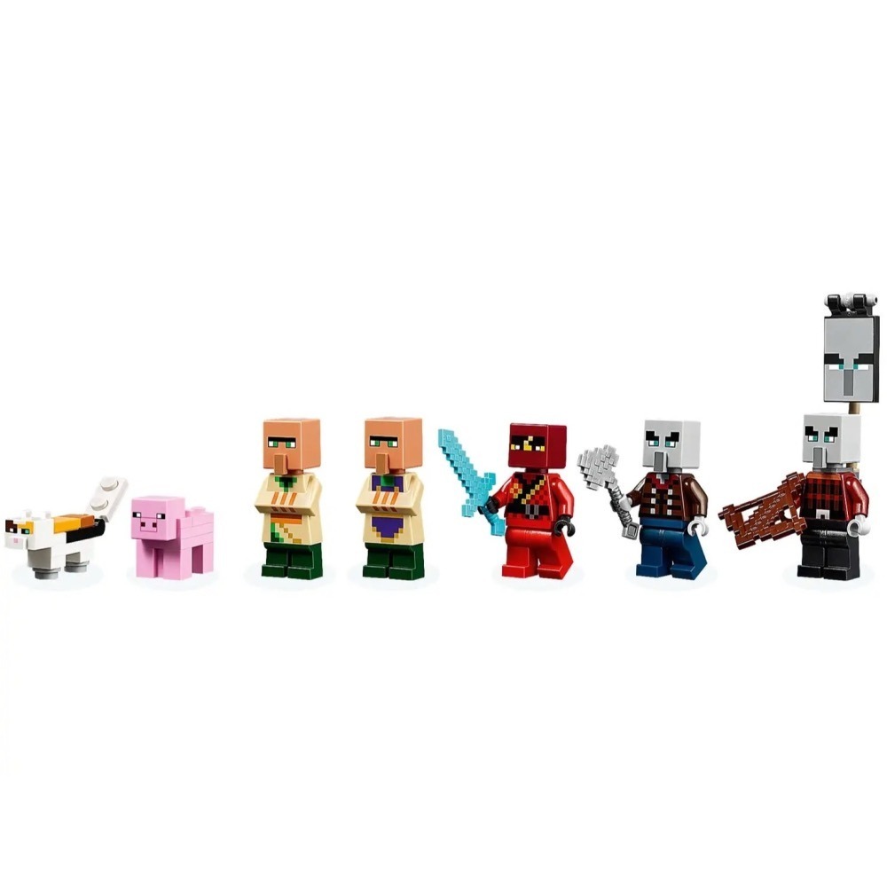 ★董仔樂高★ LEGO 21160 創世神 Minecraft 窳民突襲 全新現貨-細節圖5