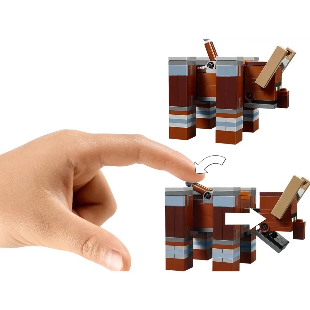 ★董仔樂高★ LEGO 21160 創世神 Minecraft 窳民突襲 全新現貨-細節圖7