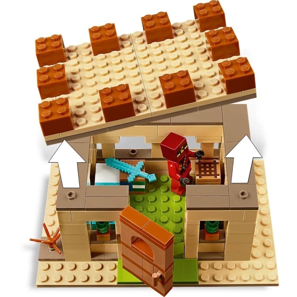 ★董仔樂高★ LEGO 21160 創世神 Minecraft 窳民突襲 全新現貨-細節圖6