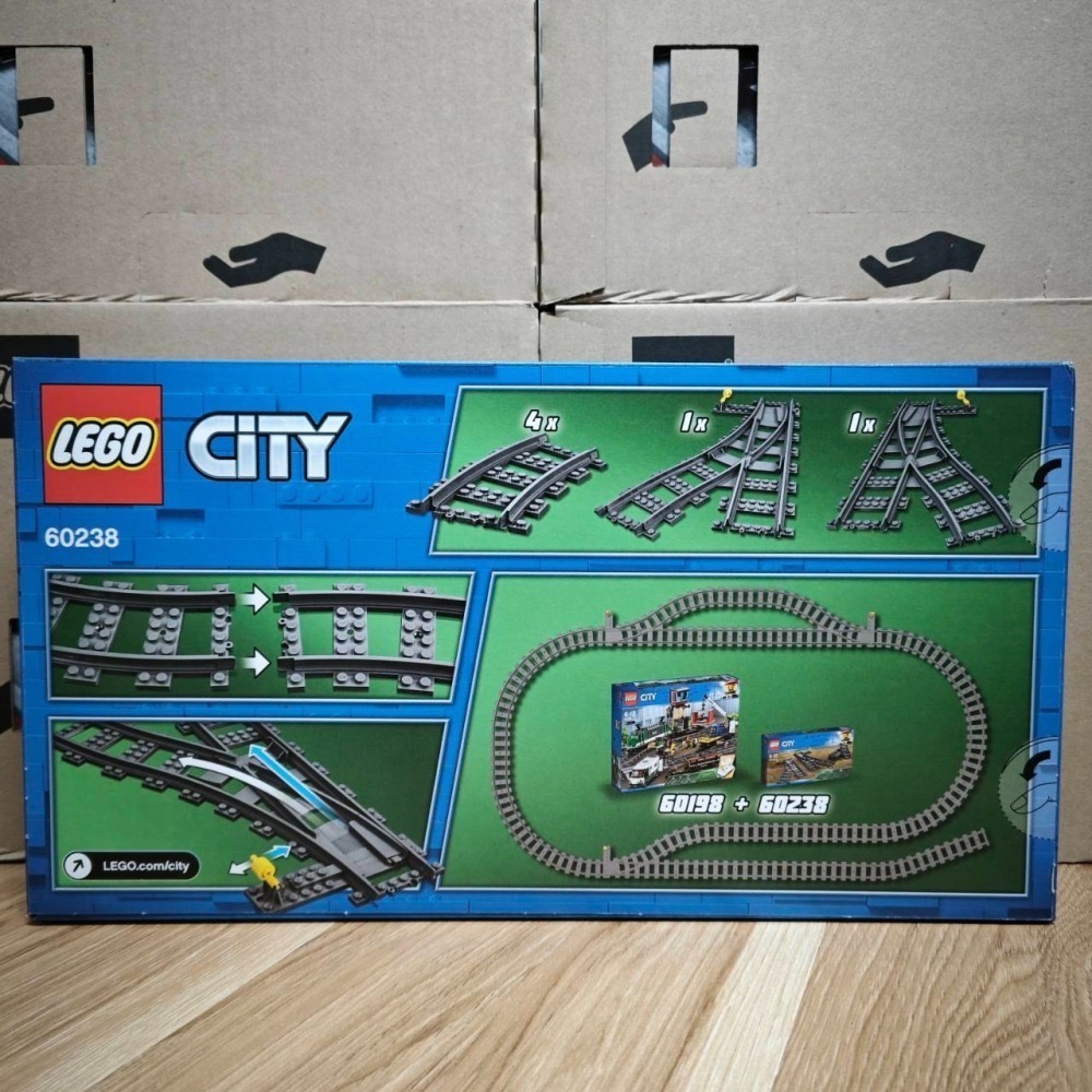 ★董仔樂高★ LEGO 60238 城市 CITY 切換式軌道 全新現貨-細節圖2