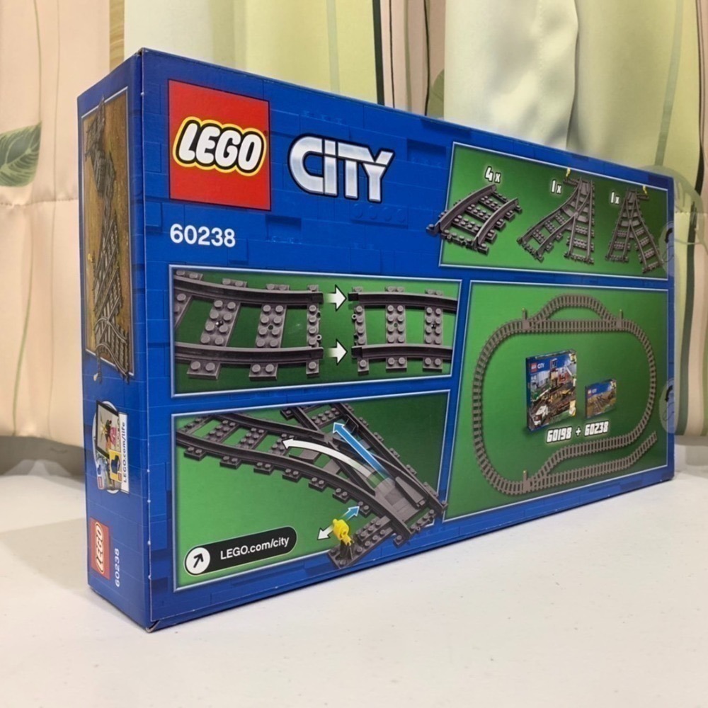 ★董仔樂高★ LEGO 60238 城市 CITY 切換式軌道 全新現貨-細節圖2