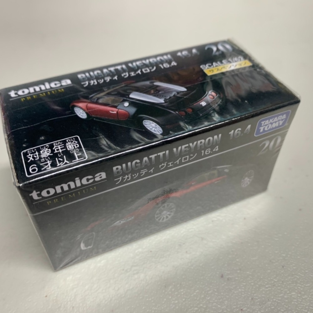 Tomica Premium 多美黑盒車 20 布加迪 BUGATTI VEYRON 16.4-細節圖2