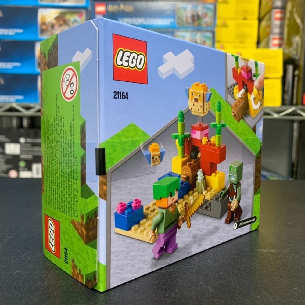 ★董仔樂高★ LEGO 21164 創世神 Minecraft 珊瑚礁 全新現貨-細節圖2