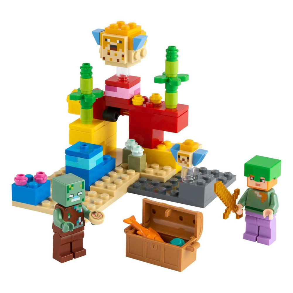 ★董仔樂高★ LEGO 21164 創世神 Minecraft 珊瑚礁 全新現貨-細節圖3