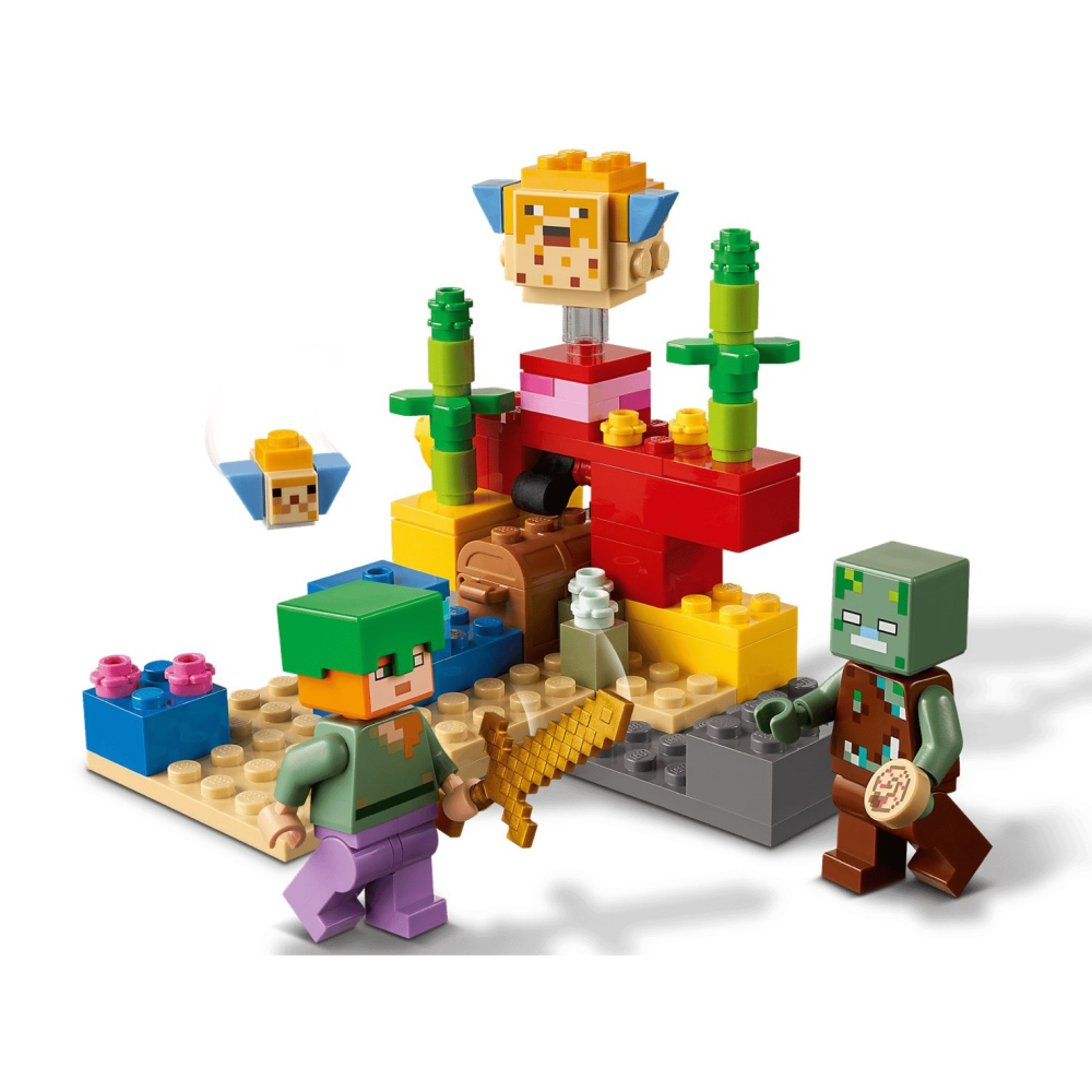 ★董仔樂高★ LEGO 21164 創世神 Minecraft 珊瑚礁 全新現貨-細節圖5