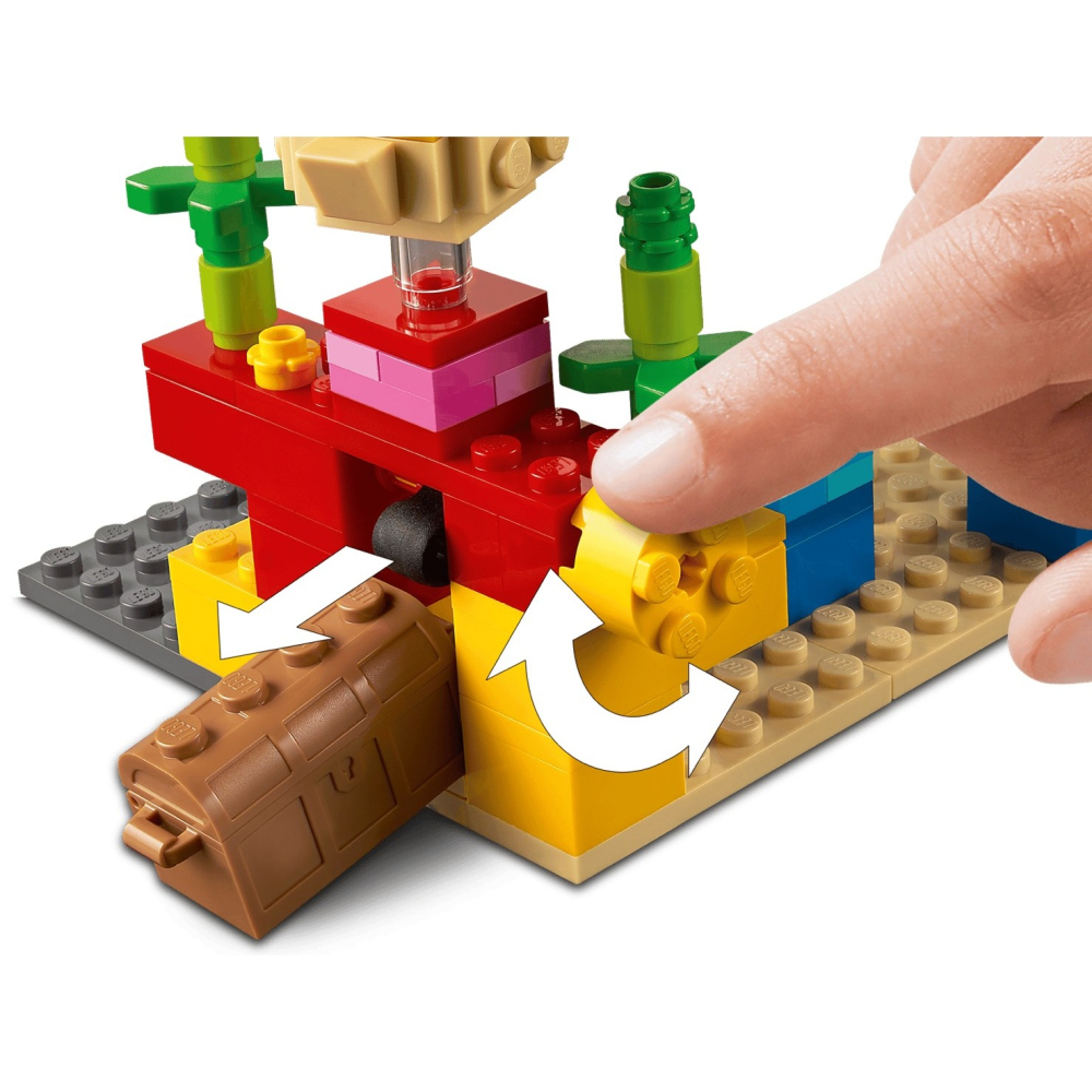 ★董仔樂高★ LEGO 21164 創世神 Minecraft 珊瑚礁 全新現貨-細節圖6