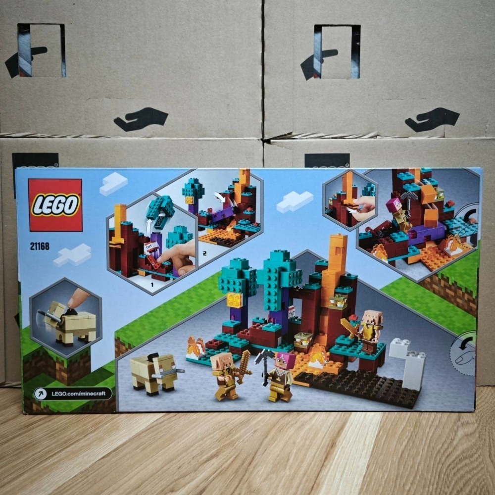 ★董仔樂高★ LEGO 21168 創世神 Minecraft 扭曲森林 全新現貨-細節圖2