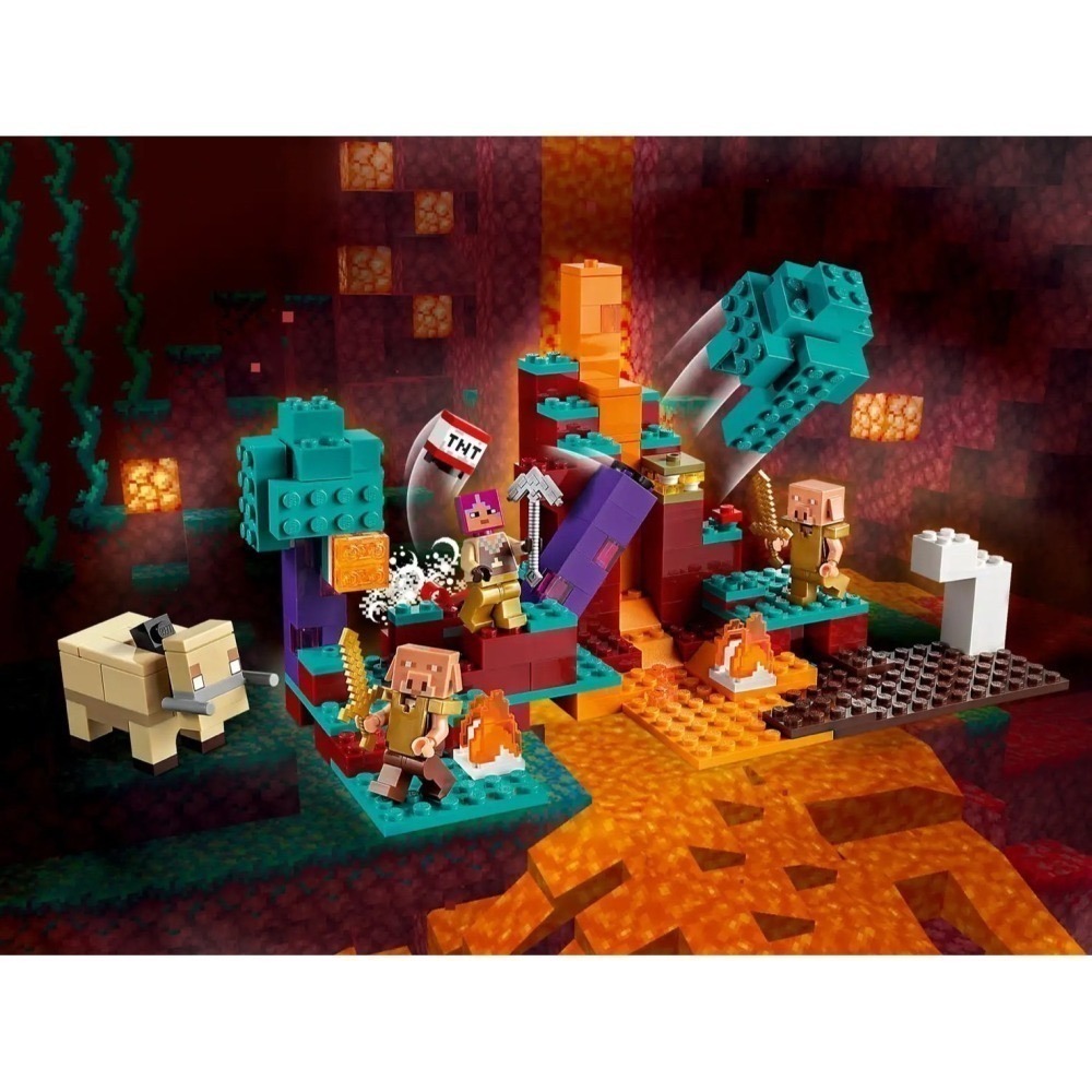 ★董仔樂高★ LEGO 21168 創世神 Minecraft 扭曲森林 全新現貨-細節圖11