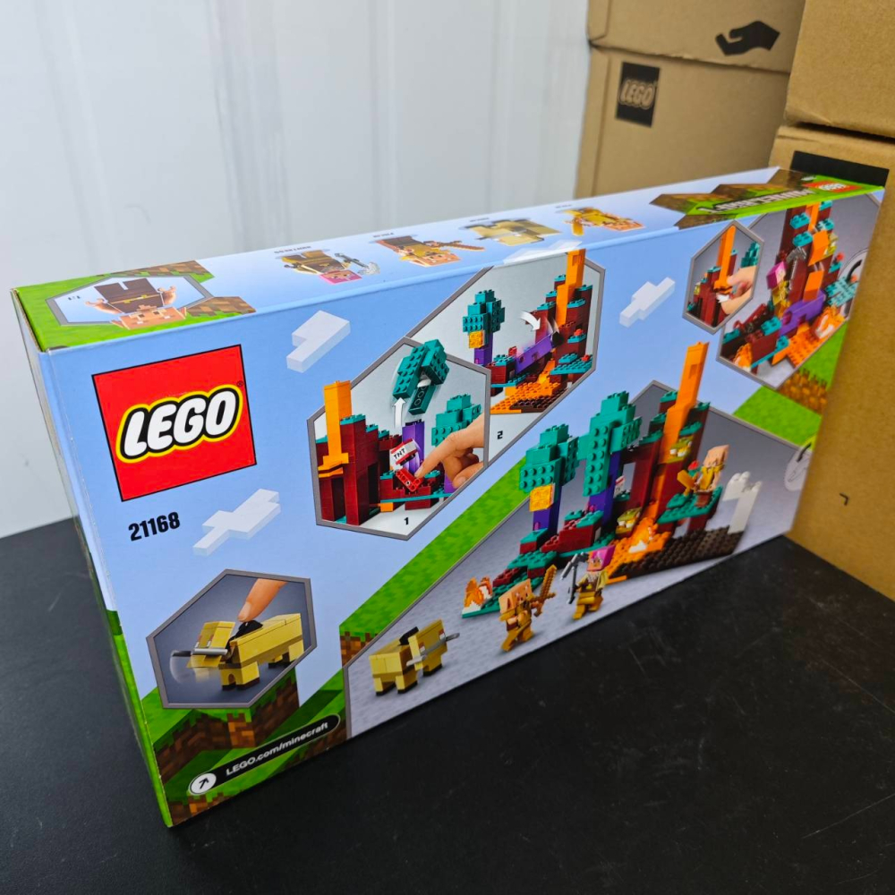 ★董仔樂高★ LEGO 21168 創世神 Minecraft 扭曲森林 全新現貨-細節圖2