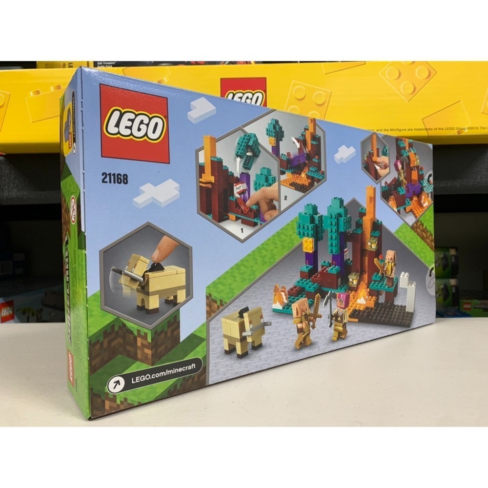 ★董仔樂高★ LEGO 21168 創世神 Minecraft 扭曲森林 全新現貨-細節圖2