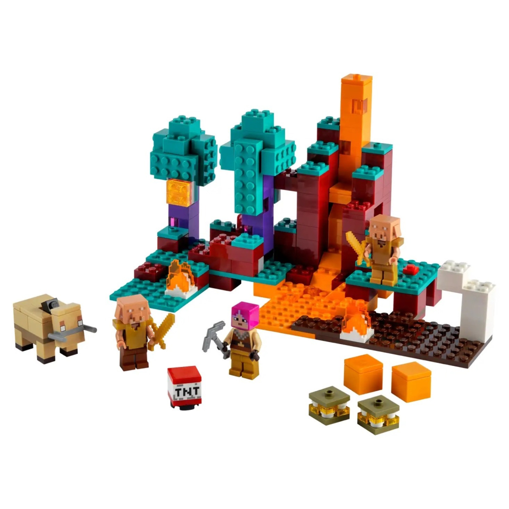 ★董仔樂高★ LEGO 21168 創世神 Minecraft 扭曲森林 全新現貨-細節圖3