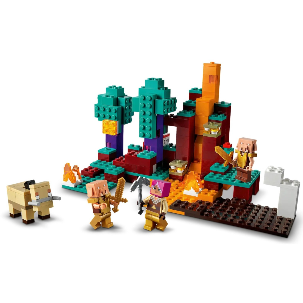 ★董仔樂高★ LEGO 21168 創世神 Minecraft 扭曲森林 全新現貨-細節圖5