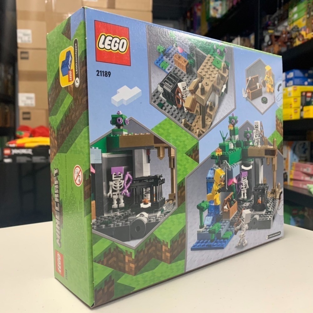 ★董仔樂高★ LEGO 21189 創世神 Minecraft 骷髏地牢 全新現貨-細節圖2