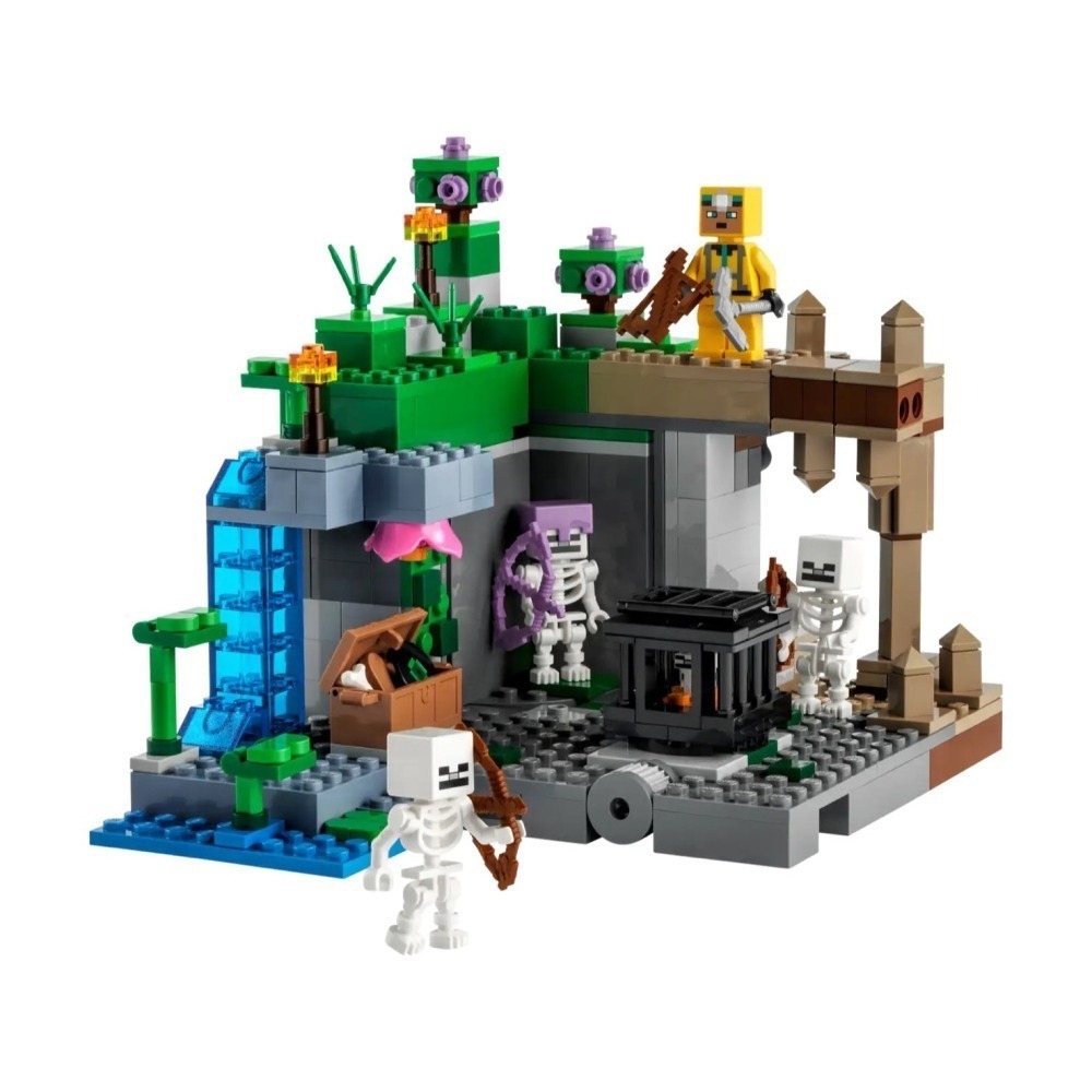 ★董仔樂高★ LEGO 21189 創世神 Minecraft 骷髏地牢 全新現貨-細節圖3