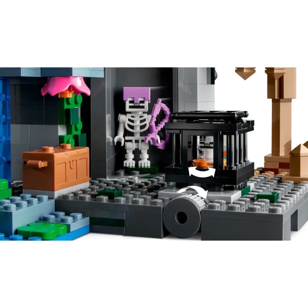 ★董仔樂高★ LEGO 21189 創世神 Minecraft 骷髏地牢 全新現貨-細節圖4