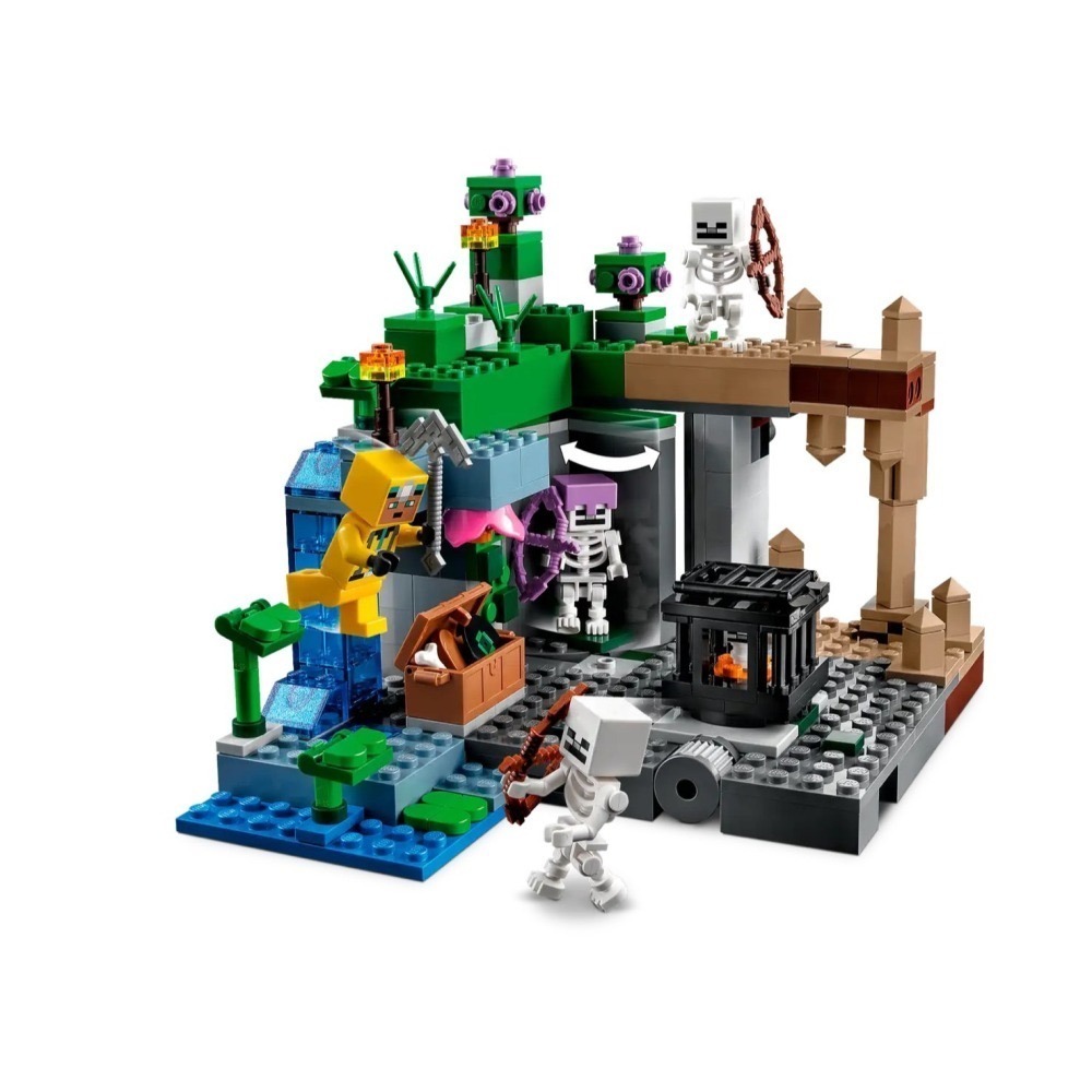 ★董仔樂高★ LEGO 21189 創世神 Minecraft 骷髏地牢 全新現貨-細節圖6