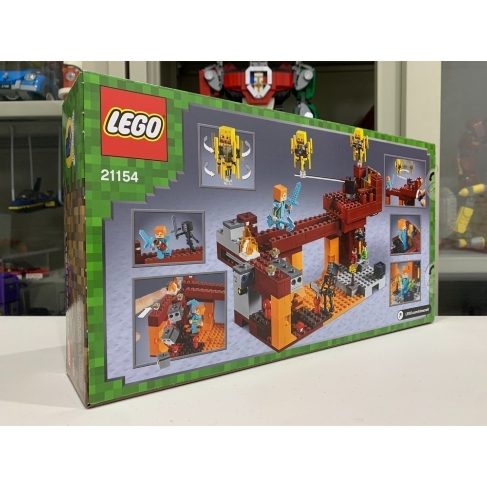 ★董仔樂高★ LEGO 21154 創世神 Minecraft 烈焰火橋 全新現貨-細節圖2