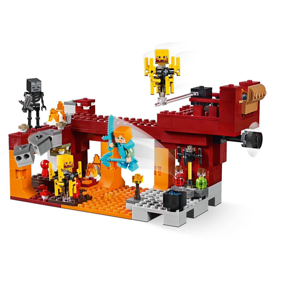 ★董仔樂高★ LEGO 21154 創世神 Minecraft 烈焰火橋 全新現貨-細節圖4