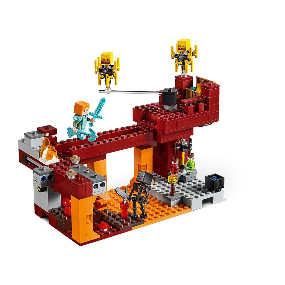 ★董仔樂高★ LEGO 21154 創世神 Minecraft 烈焰火橋 全新現貨-細節圖5