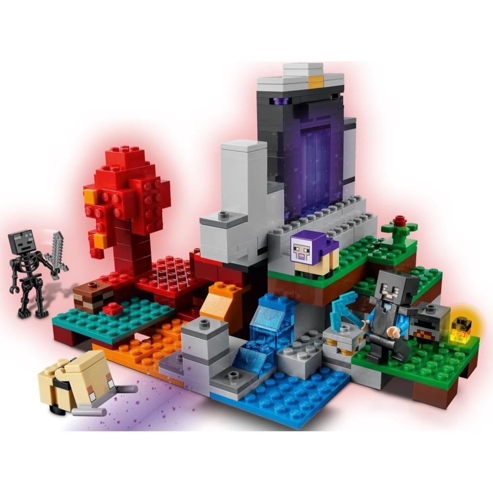 ★董仔樂高★ LEGO 21172 創世神 Minecraft 廢棄傳送門 全新現貨-細節圖6