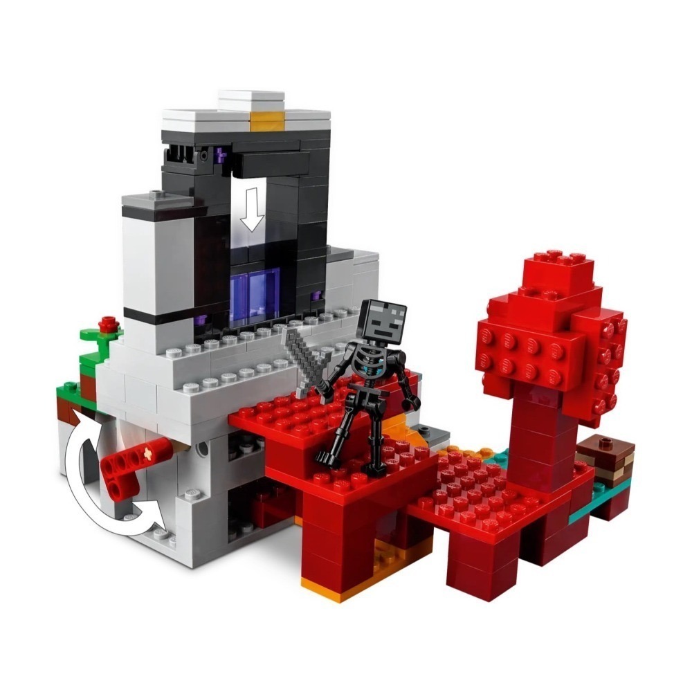 ★董仔樂高★ LEGO 21172 創世神 Minecraft 廢棄傳送門 全新現貨-細節圖9