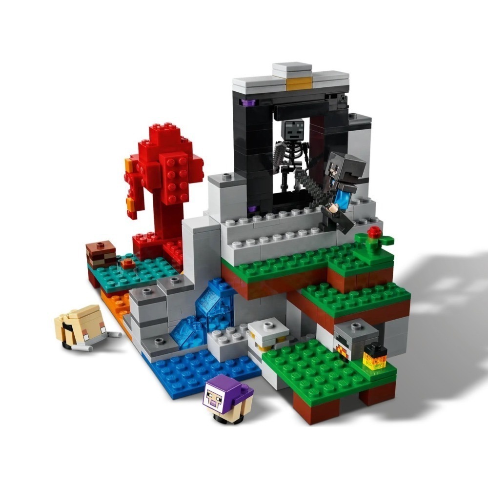 ★董仔樂高★ LEGO 21172 創世神 Minecraft 廢棄傳送門 全新現貨-細節圖10