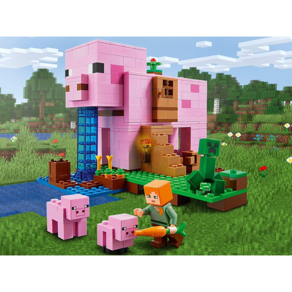 ★董仔樂高★ LEGO 21170 創世神 Minecraft 小豬屋 全新現貨-細節圖4