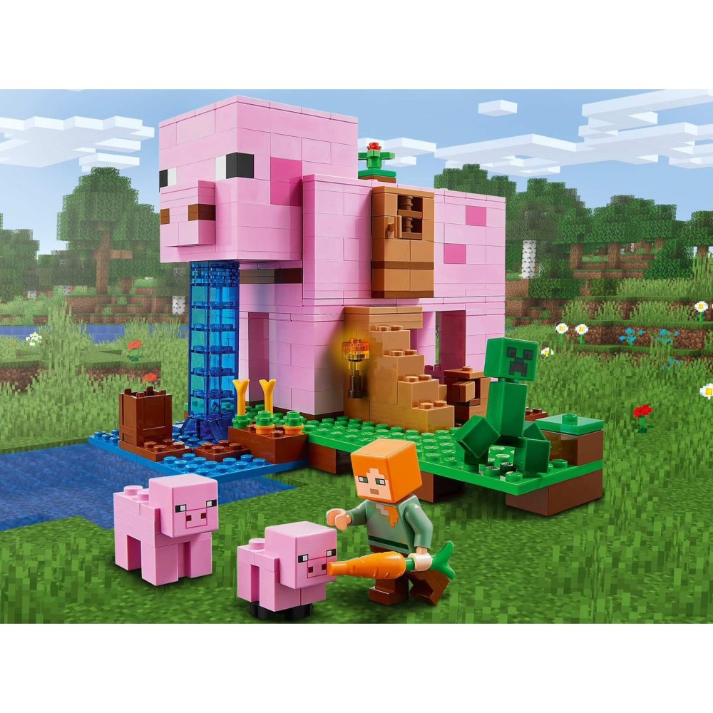 ★董仔樂高★ LEGO 21170 創世神 Minecraft 小豬屋 全新現貨-細節圖4