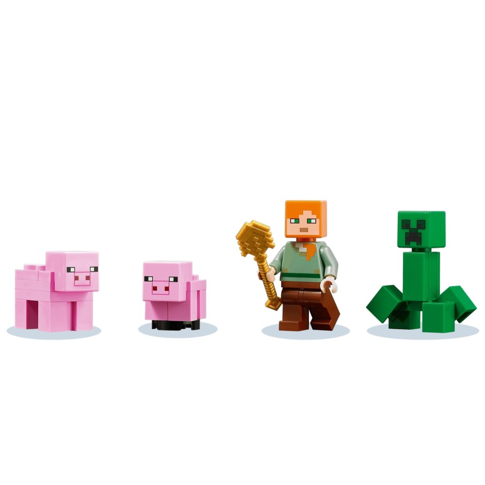 ★董仔樂高★ LEGO 21170 創世神 Minecraft 小豬屋 全新現貨-細節圖5