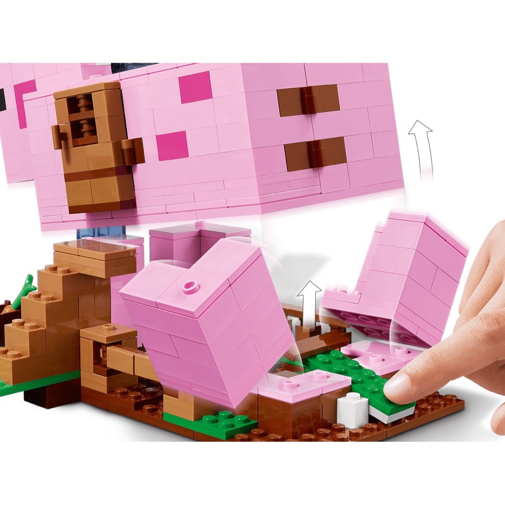 ★董仔樂高★ LEGO 21170 創世神 Minecraft 小豬屋 全新現貨-細節圖6