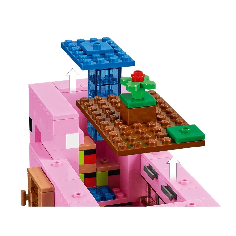 ★董仔樂高★ LEGO 21170 創世神 Minecraft 小豬屋 全新現貨-細節圖7