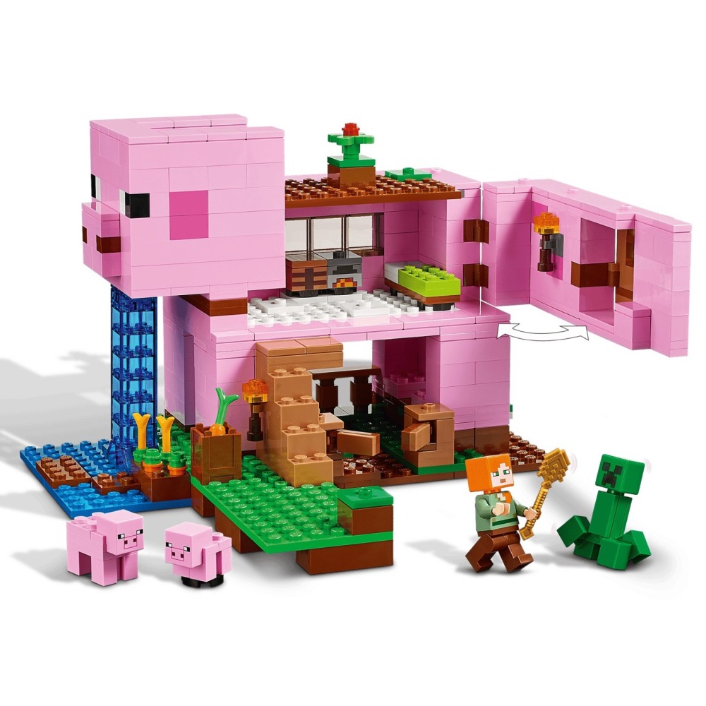 ★董仔樂高★ LEGO 21170 創世神 Minecraft 小豬屋 全新現貨-細節圖8