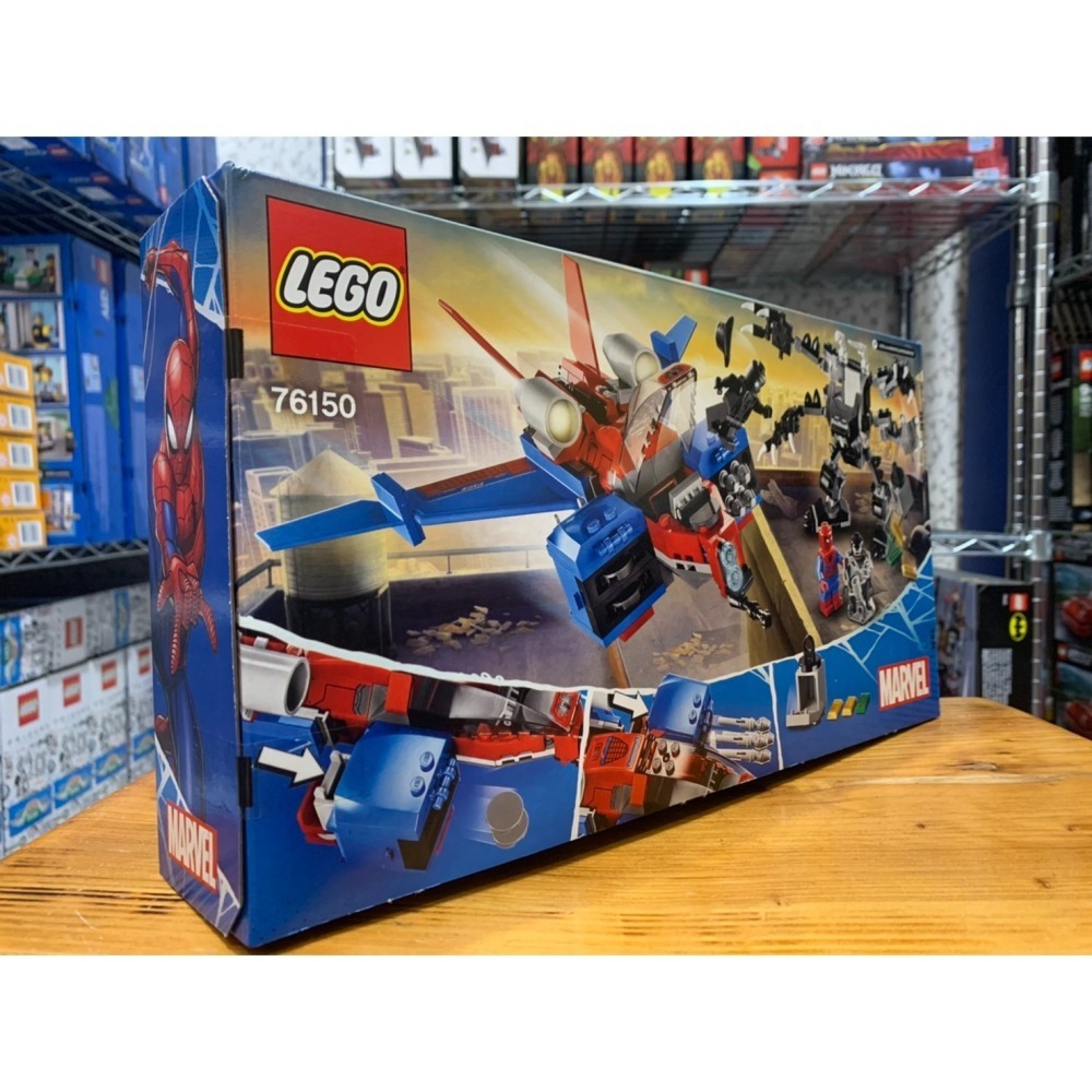 ★董仔樂高★ LEGO 76150 漫威 Marvel 蜘蛛人噴射機vs猛毒機甲 全新現貨-細節圖2