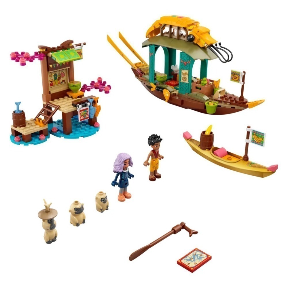 ★董仔樂高★ LEGO 43185 尋龍使者 DISNEY 拉雅布恩船 全新現貨-細節圖4