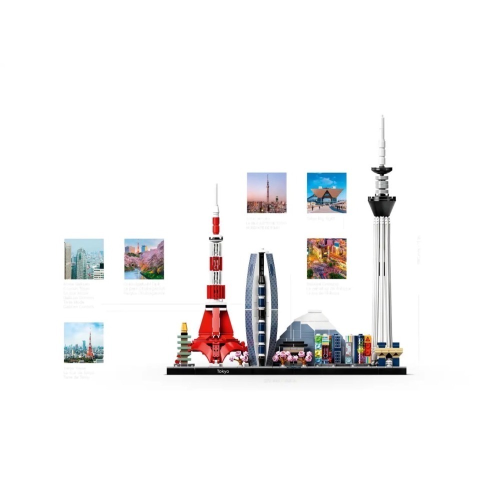 ★董仔樂高★ LEGO 21051 建築 Architecture 東京 全新現貨-細節圖4