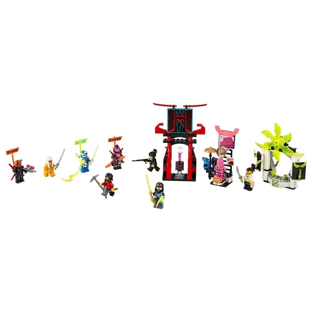 ★董仔樂高★ LEGO 71708 忍者 NINJAGO 玩家市集 全新現貨-細節圖3