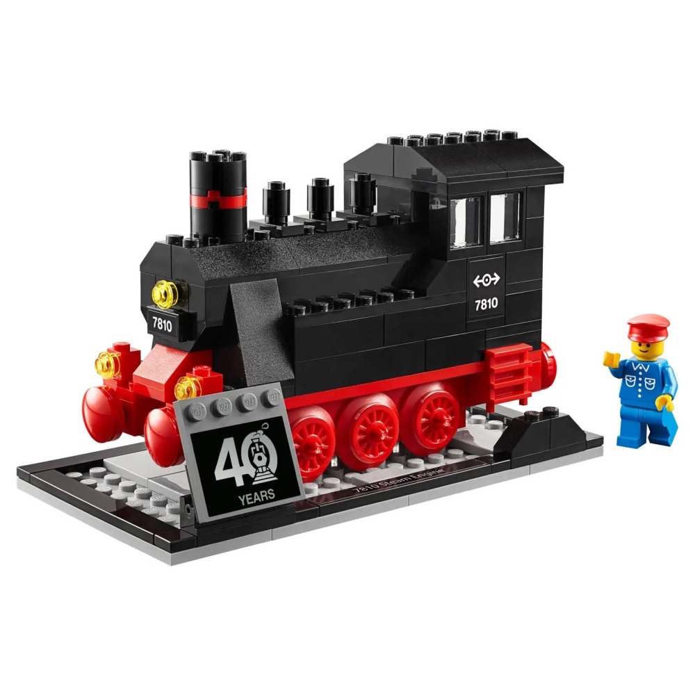 ★董仔樂高★ LEGO 40370 Train 40th 蒸汽火車40週年 全新現貨-細節圖3