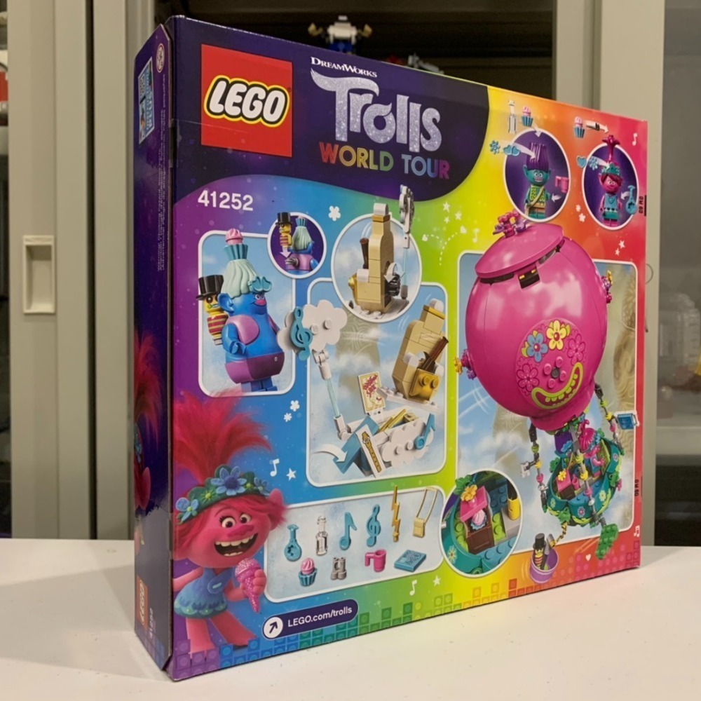 ★董仔樂高★ LEGO 41252 魔法精靈 Trolls 波比的熱氣球冒險 全新現貨-細節圖2