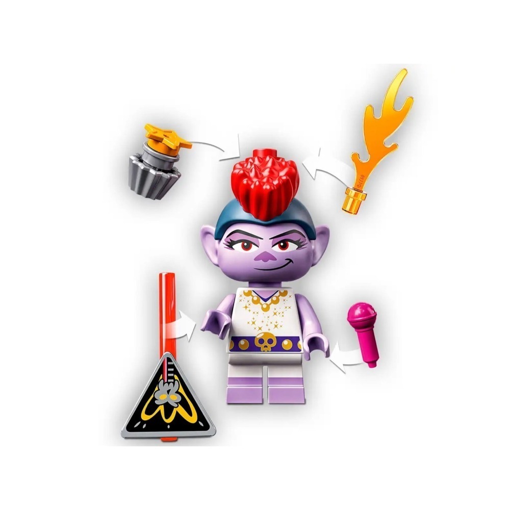 ★董仔樂高★ LEGO 41254 魔法精靈 Trolls 火山搖滾演唱會 全新現貨-細節圖8