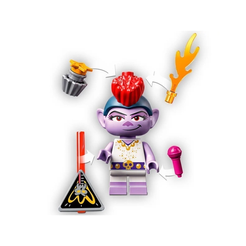 ★董仔樂高★ LEGO 41254 魔法精靈 Trolls 火山搖滾演唱會 全新現貨-細節圖8