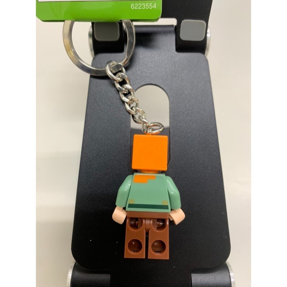 ★董仔樂高★ LEGO 853819 Minecraft Alex 鑰匙圈 全新現貨-細節圖2